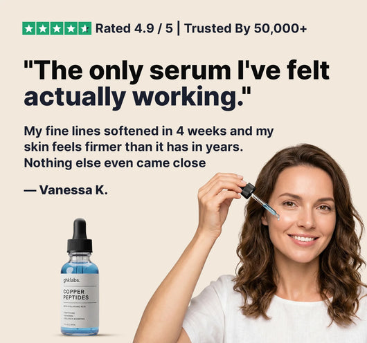GHK Labs™ Copper Peptide Serum – Backed by 50 Years of Research for Smoother, Firmer Skin